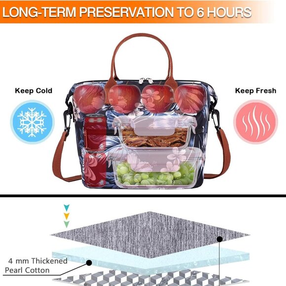 Leakproof Insulated Lunch Tote Bag - Picture 2 of 10